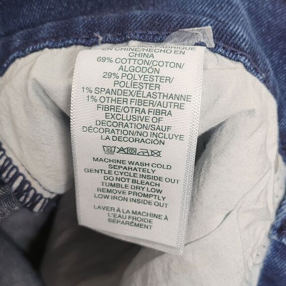 New True Religion Ricky SN Flap Shorts (32") Men Dark Lagoon Wash Denim Relaxed - Picture 9 of 10